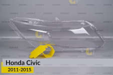 Стекло фары Honda Civic (2011-2015) правое