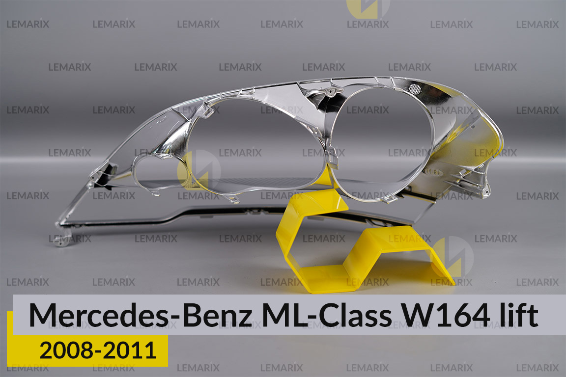 Хромована декоративна маска Mercedes-Benz ML-Class W164 (2008-2011) рест права