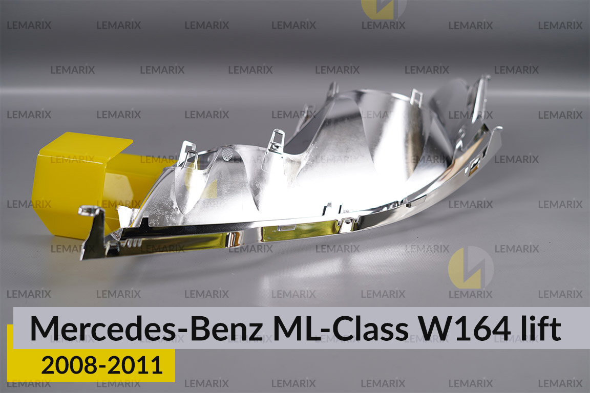 Хромована декоративна маска Mercedes-Benz ML-Class W164 (2008-2011) рест права