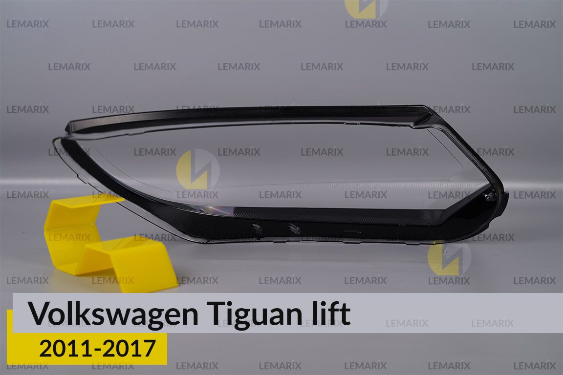 Скло фари VW Volkswagen Tiguan (2011-2017) рест ліве