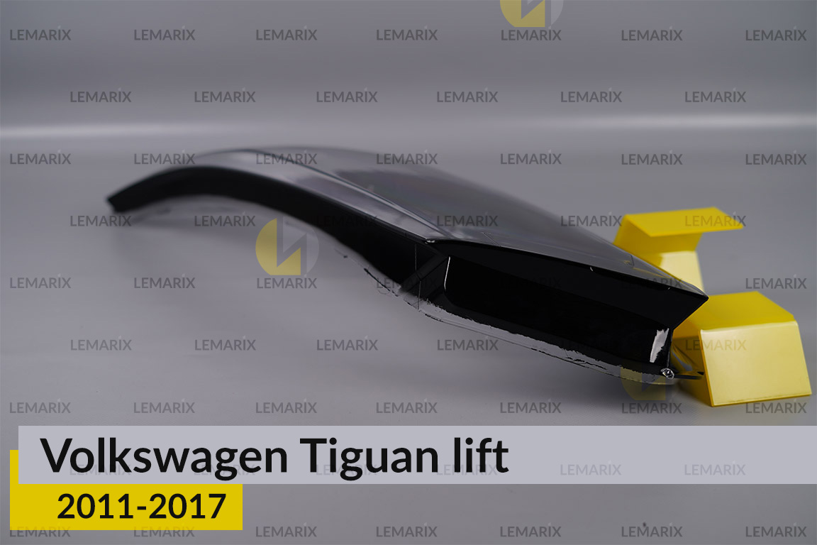 Скло фари VW Volkswagen Tiguan (2011-2017) рест ліве