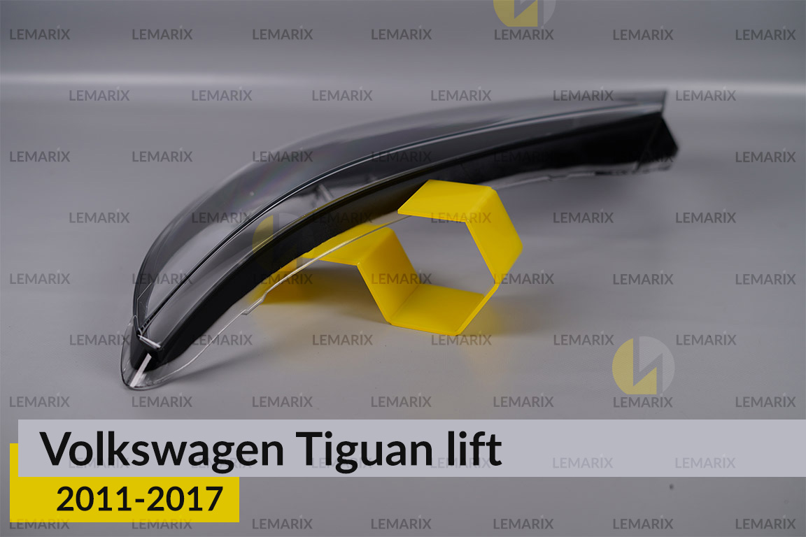 Скло фари VW Volkswagen Tiguan (2011-2017) рест ліве
