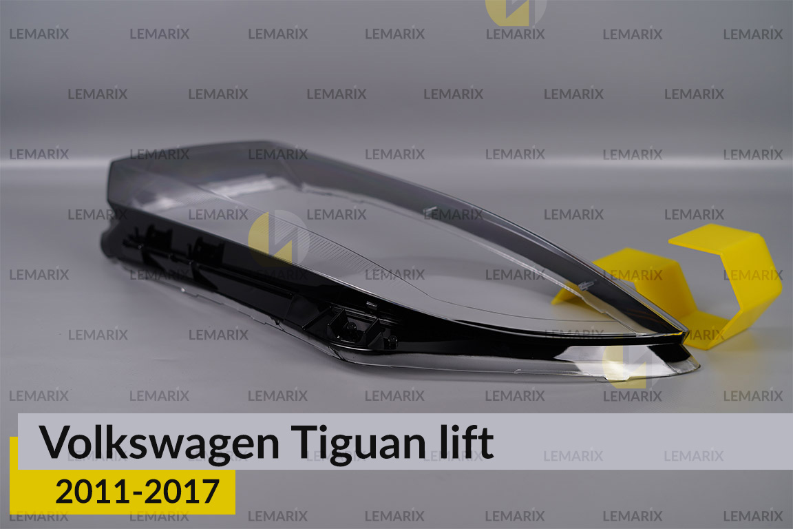 Скло фари VW Volkswagen Tiguan (2011-2017) рест ліве