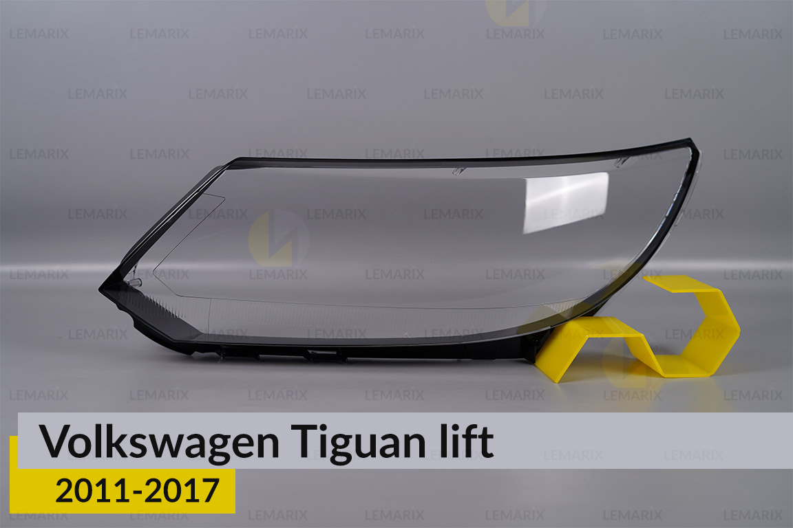 Скло фари VW Volkswagen Tiguan (2011-2017) рест ліве