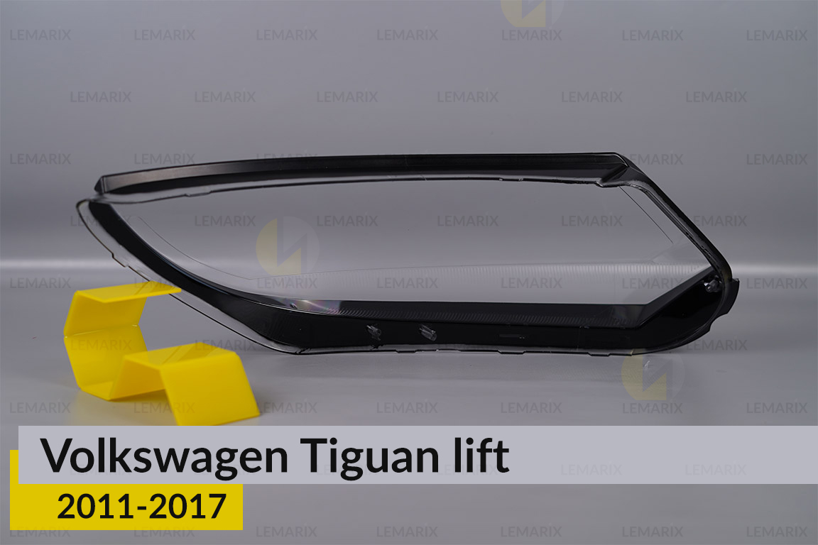 Скло фари VW Volkswagen Tiguan (2011-2017) рест ліве