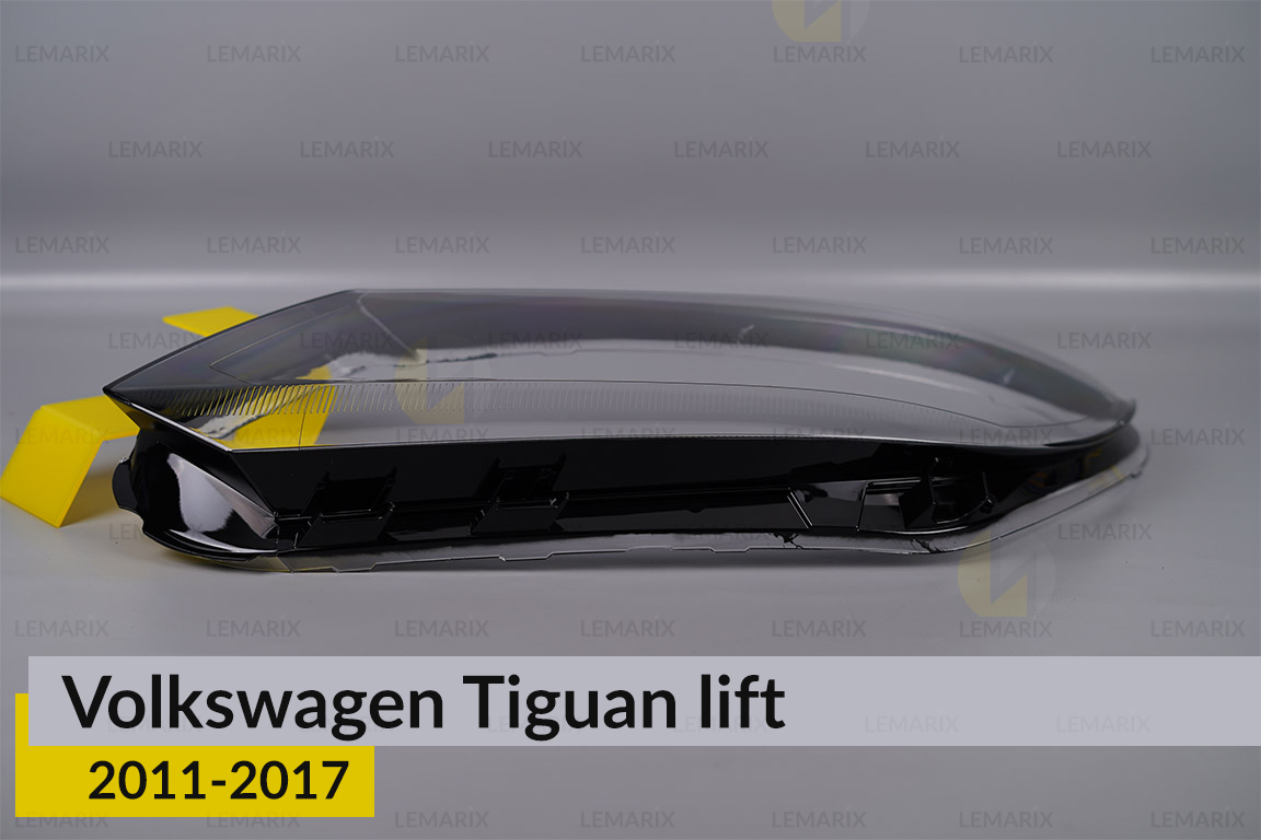 Скло фари VW Volkswagen Tiguan (2011-2017) рест ліве