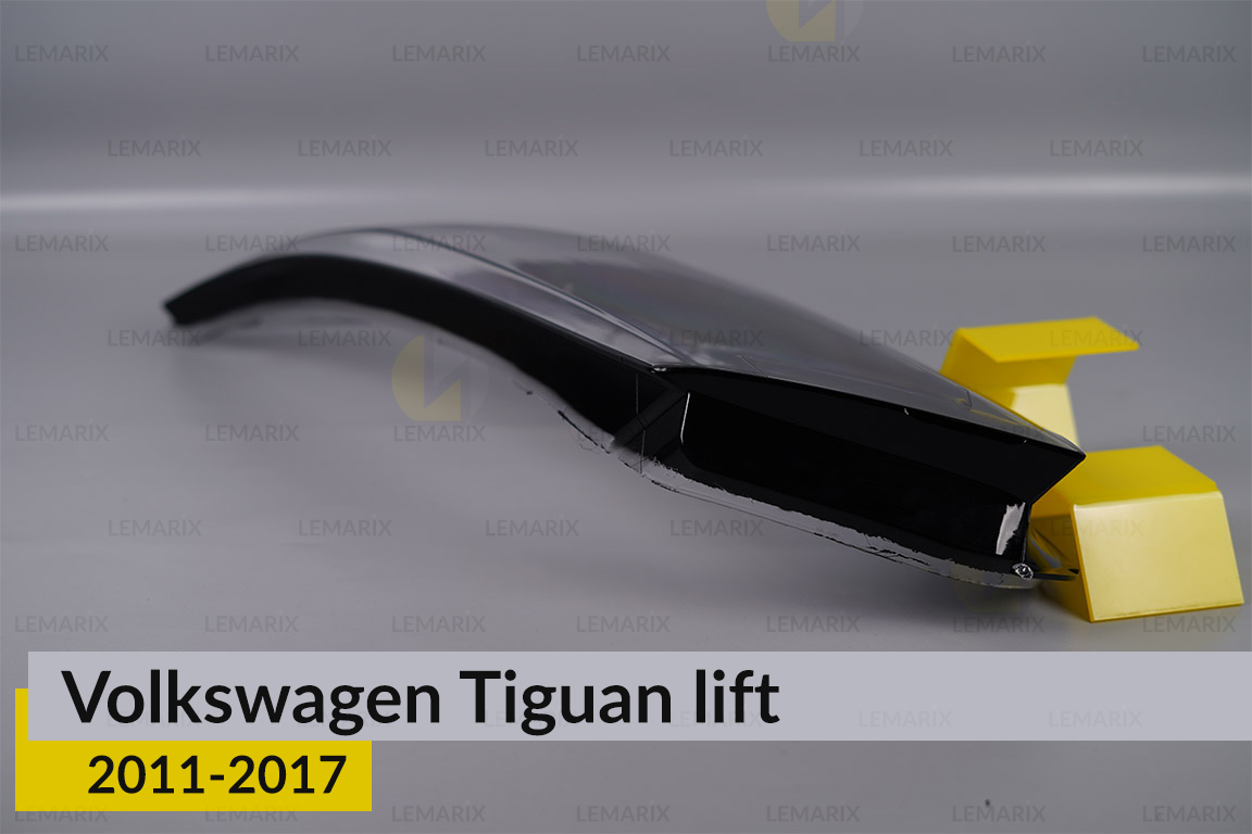 Скло фари VW Volkswagen Tiguan (2011-2017) рест ліве