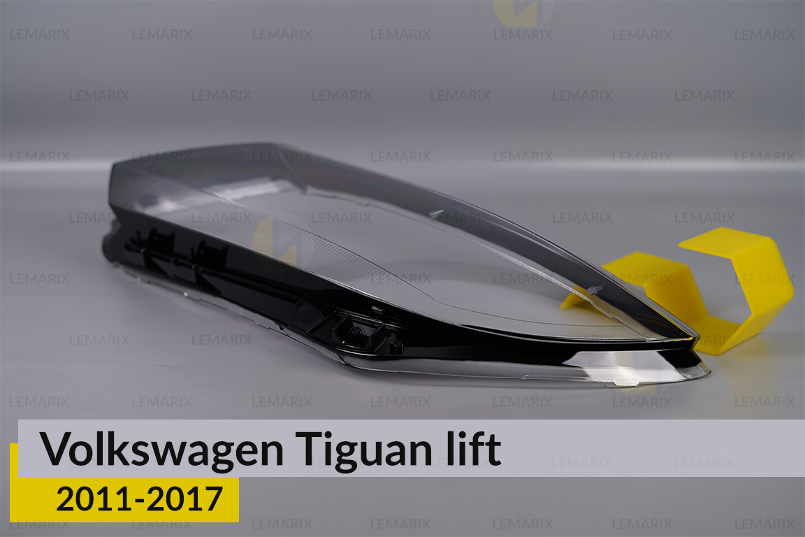 Скло фари VW Volkswagen Tiguan (2011-2017) рест ліве