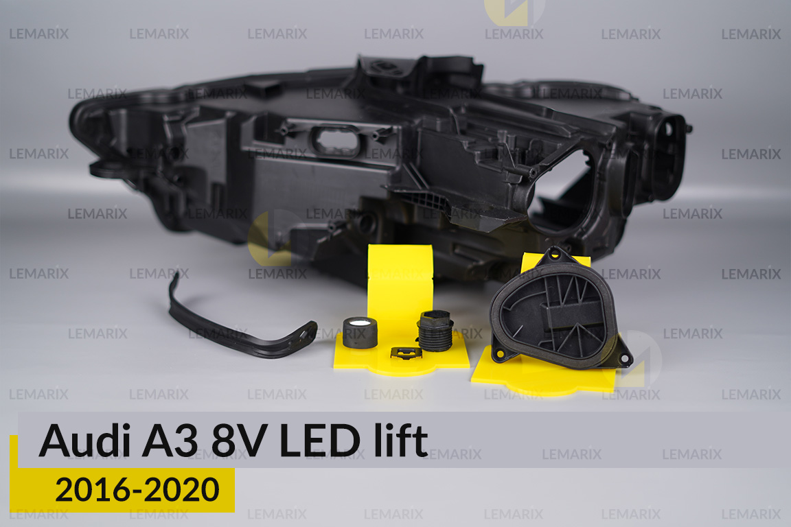 Сервісний комплект корпуса фар Audi A3 8V LED (2016-2020) рест правий