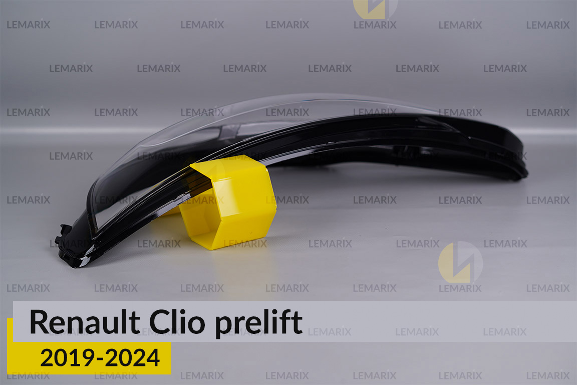 Скло фари Renault Clio (2019-2024) дорест ліве
