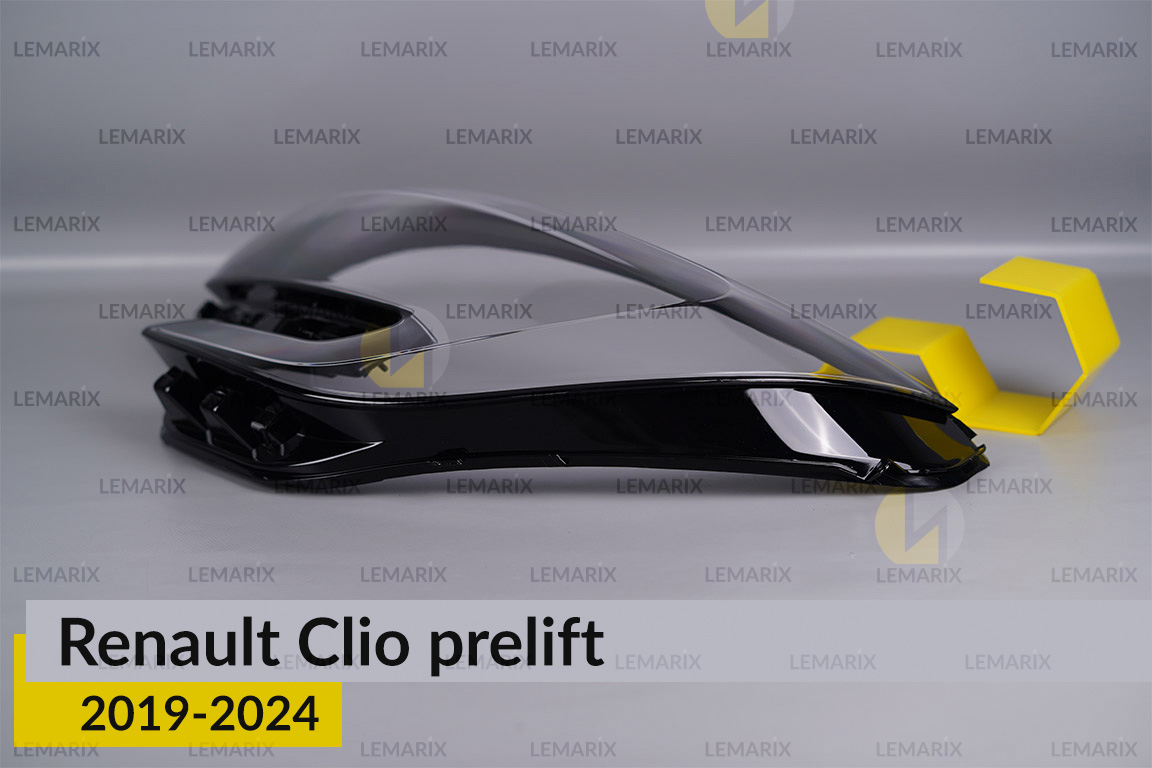 Скло фари Renault Clio (2019-2024) дорест ліве
