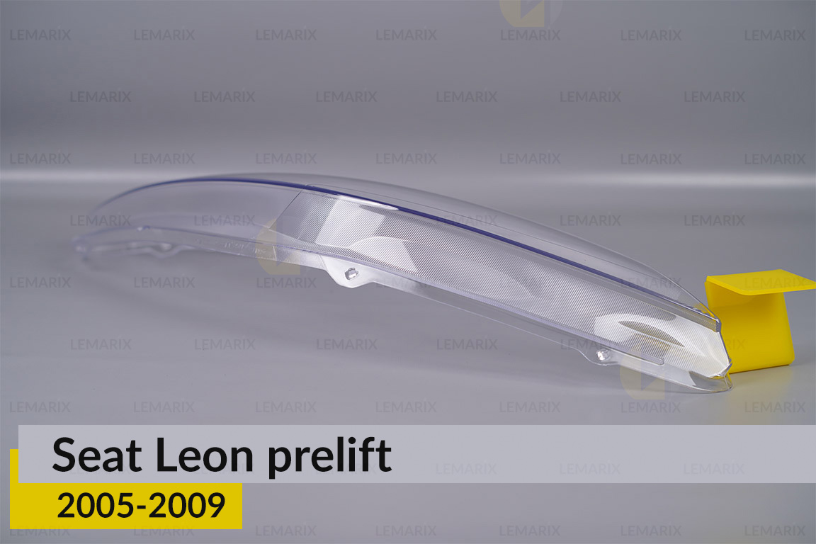 Скло фари Seat Leon (2005-2009) дорест ліве