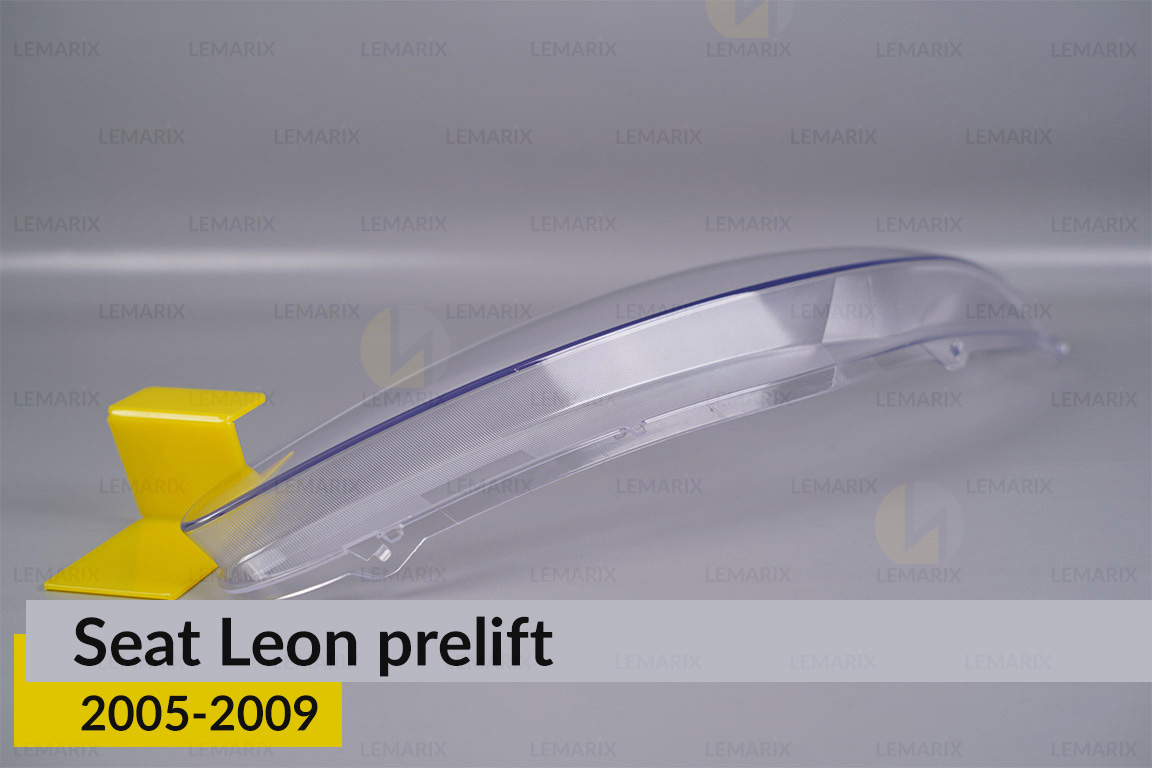 Скло фари Seat Leon (2005-2009) дорест ліве