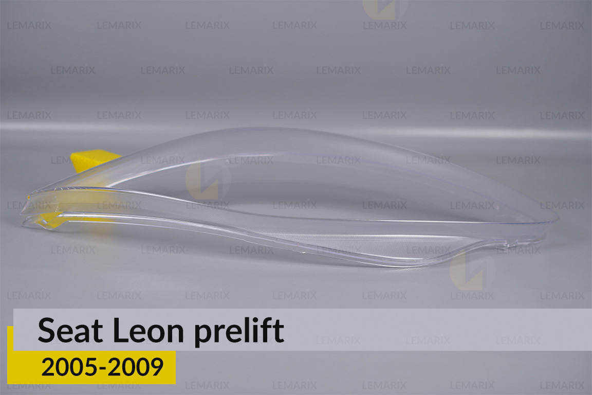 Скло фари Seat Leon (2005-2009) дорест ліве