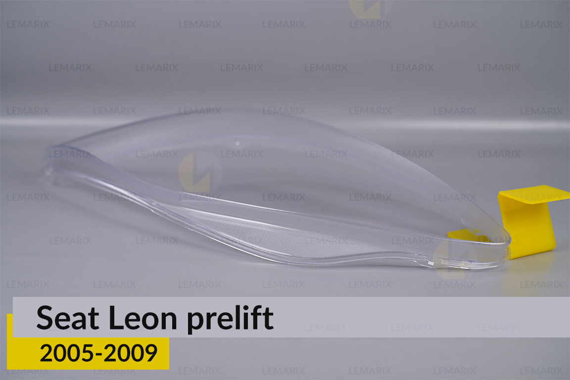 Скло фари Seat Leon (2005-2009) дорест ліве