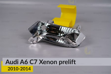 Хромована маска світлорозсіювача Audi A6 C7 Xenon (2010-2014) дорест права