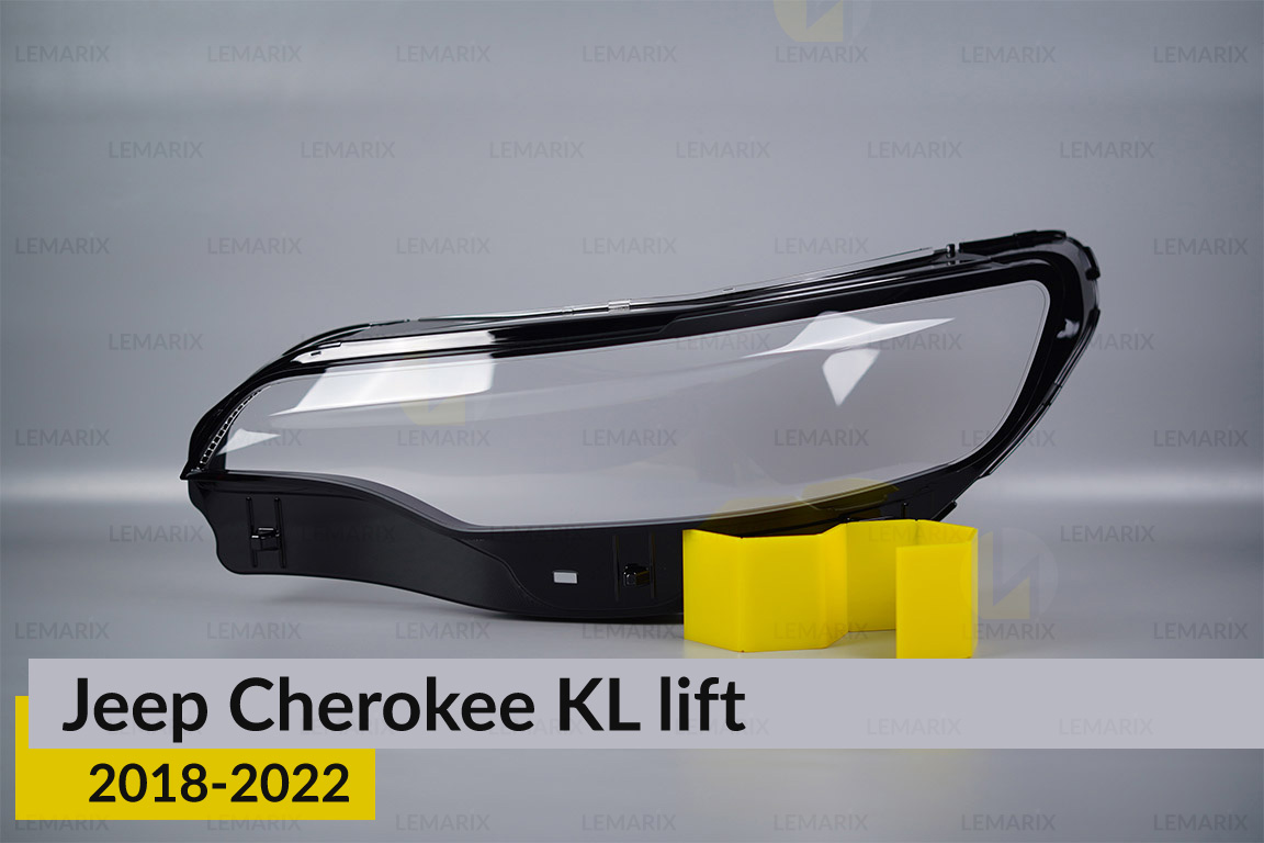 Скло фари Jeep Cherokee KL (2018-2022) рест ліве