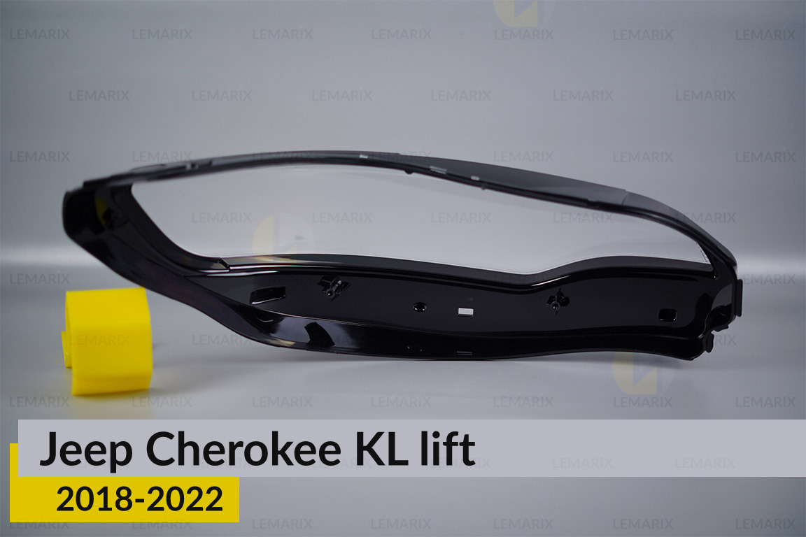 Скло фари Jeep Cherokee KL (2018-2022) рест ліве
