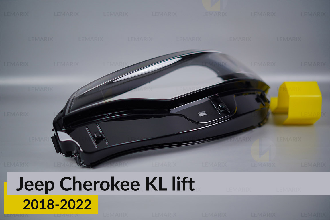 Скло фари Jeep Cherokee KL (2018-2022) рест ліве