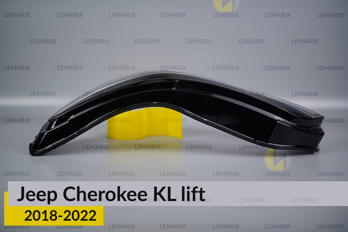 Скло фари Jeep Cherokee KL (2018-2022) рест ліве