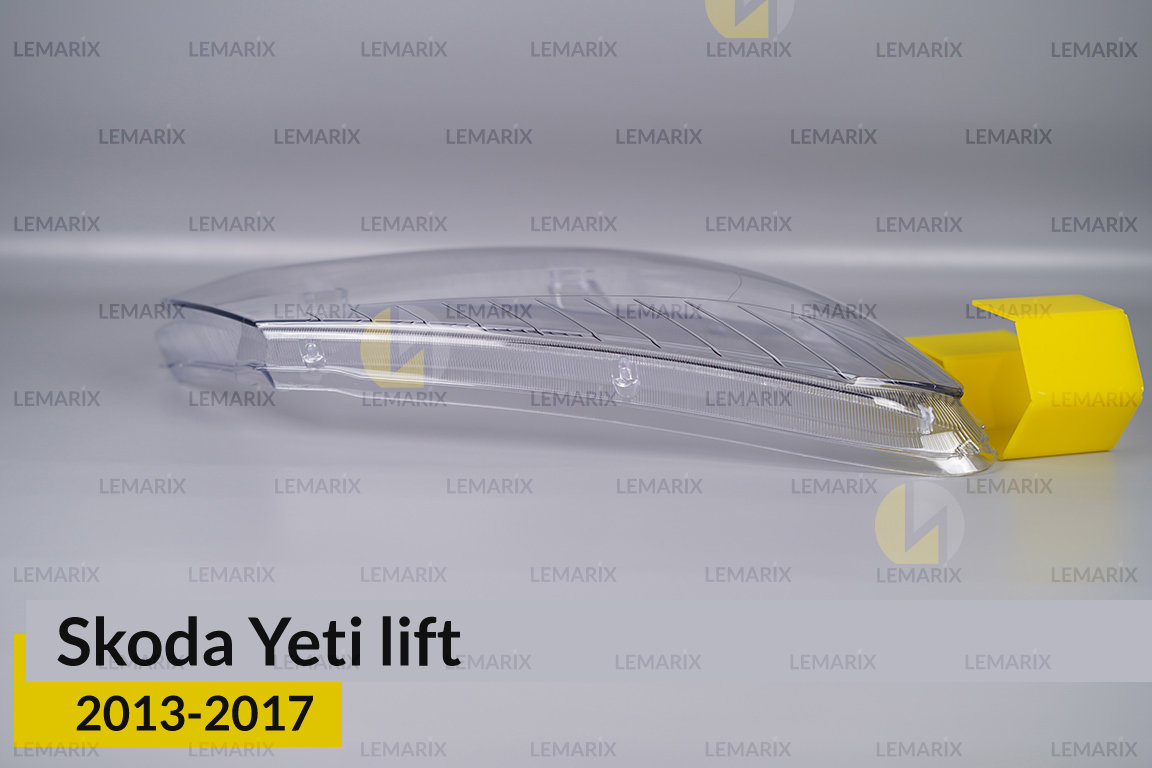 Скло фари Skoda Yeti (2013-2017) рест праве