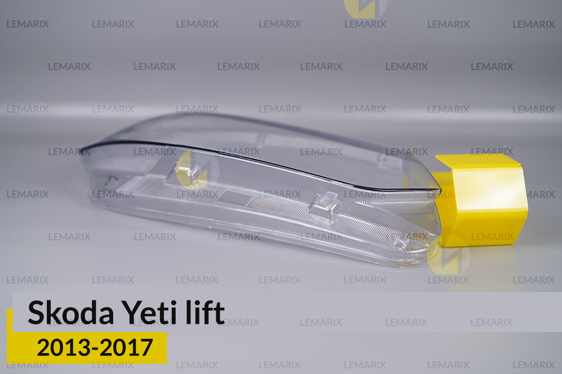 Скло фари Skoda Yeti (2013-2017) рест праве