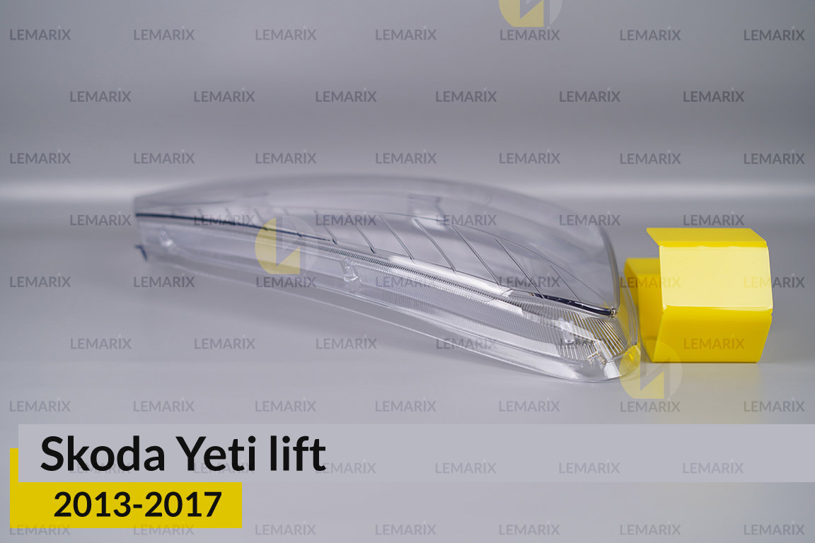 Скло фари Skoda Yeti (2013-2017) рест праве