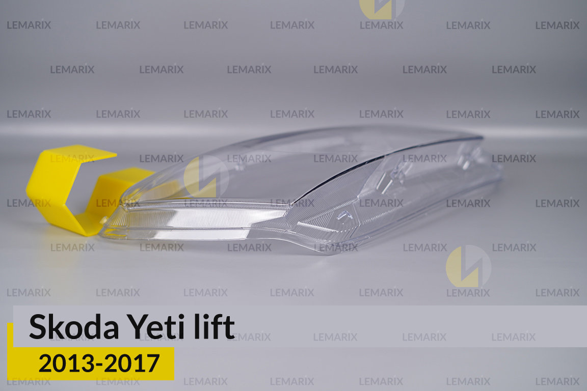 Скло фари Skoda Yeti (2013-2017) рест праве