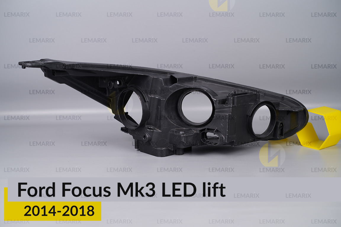 Корпус фари Ford Focus Mk3 LED (2014-2018) рест лівий