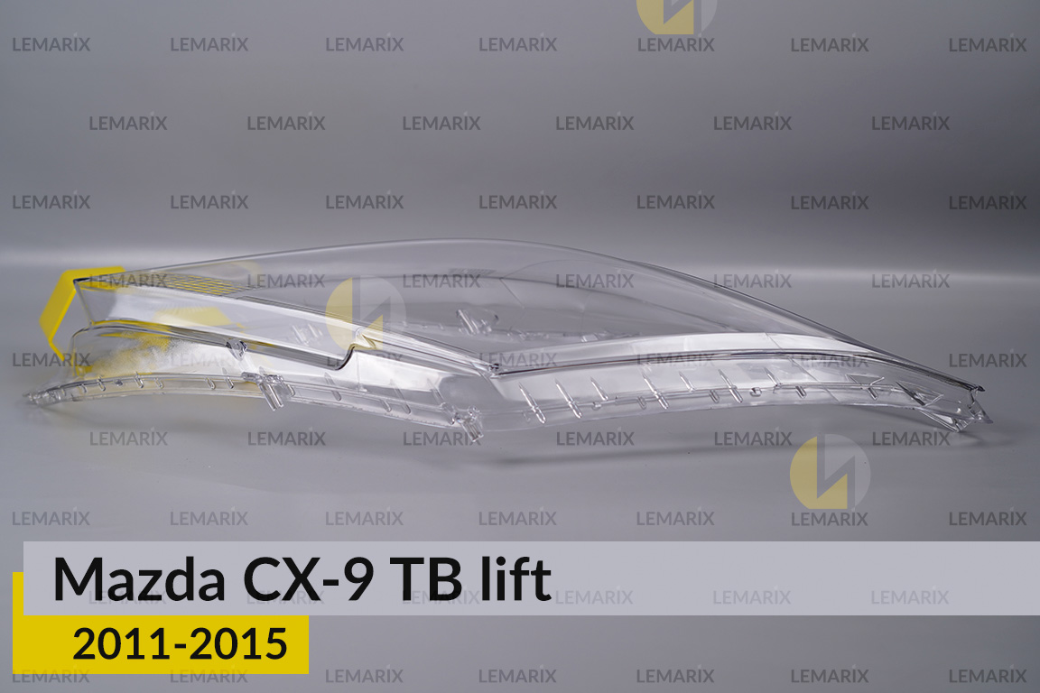 Скло фари Mazda CX-9 TB (2011-2015) рест праве