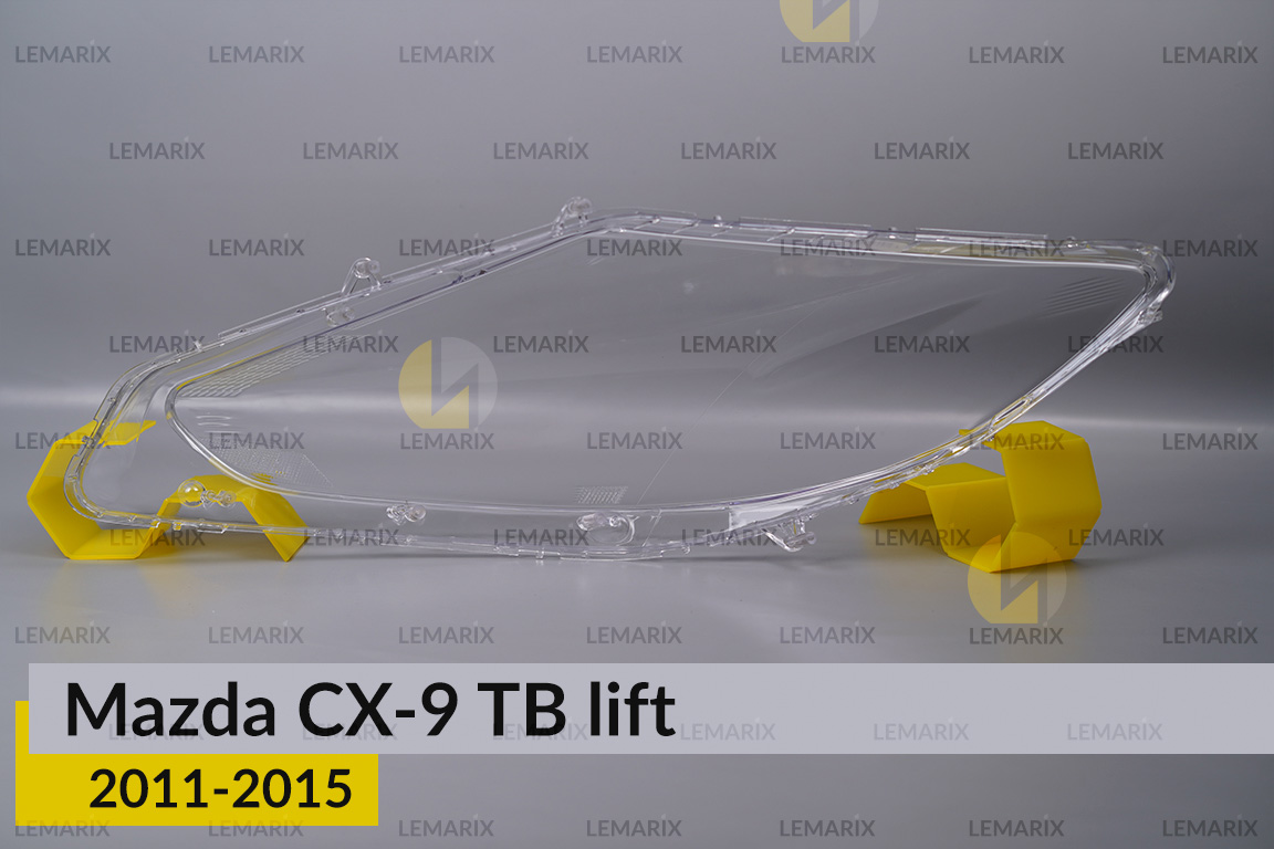 Скло фари Mazda CX-9 TB (2011-2015) рест праве