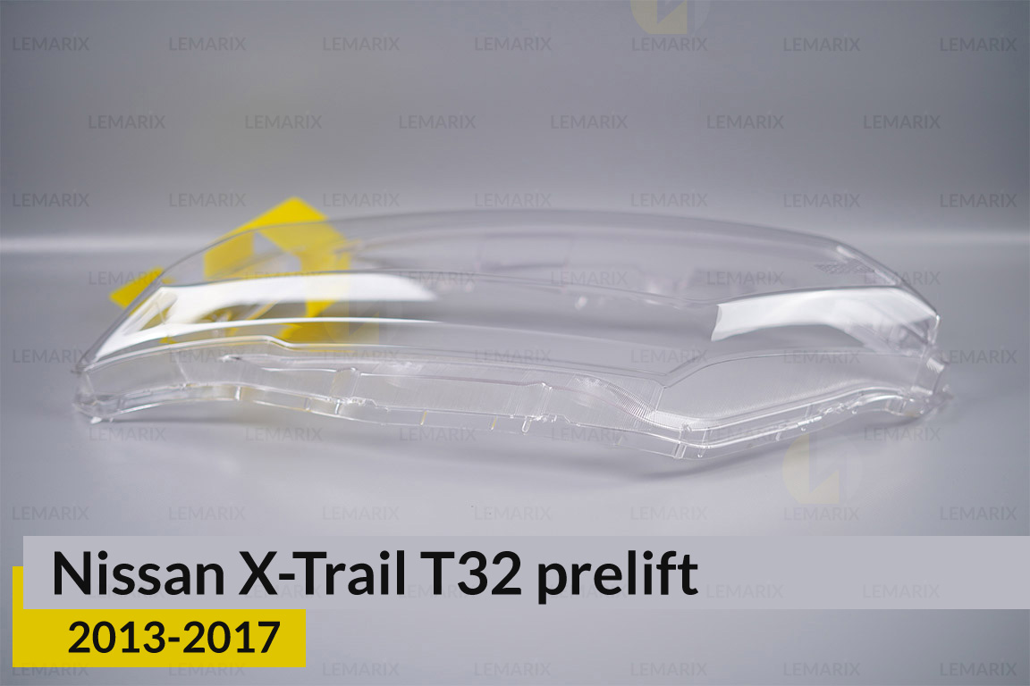 Скло фари Nissan X-Trail T32 (2013-2017) дорест ліве