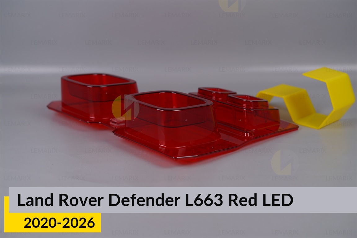 Скло заднього ліхтаря Land Rover Defender L663 Red LED (2020-2026) праве