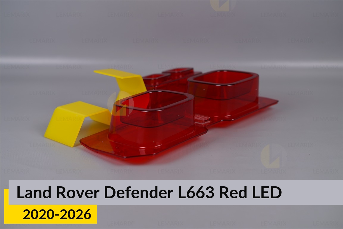 Скло заднього ліхтаря Land Rover Defender L663 Red LED (2020-2026) праве