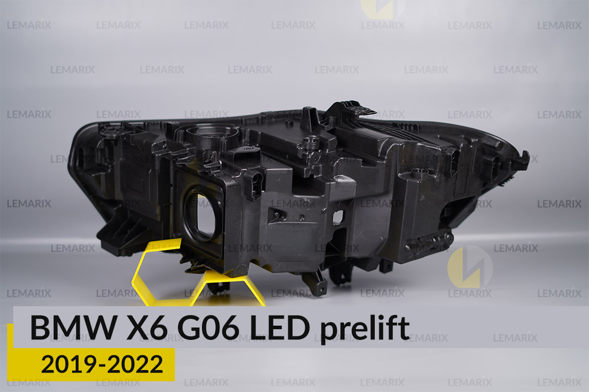 Корпус фари BMW X6 G06 LED (2019-2022) дорест правий