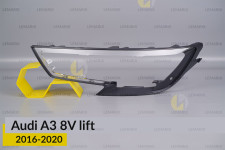 Декоративна маска Audi A3 8V (2016-2020) рест ліва