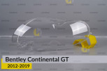 Скло фари Bentley Continental GT (2012-2019) ліве