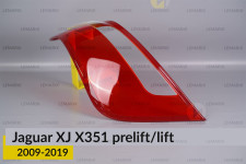 Скло заднього ліхтаря зовнішнє в крилі Jaguar XJ X351 (2009-2019) дорест/рест ліве