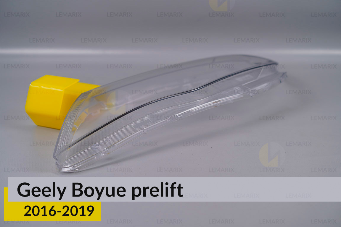 Скло фари Geely Boyue (2016-2019) дорест ліве