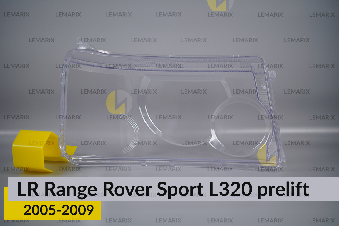 Скло фари Land Rover Range Rover Sport L320 (2005-2009) дорест ліве