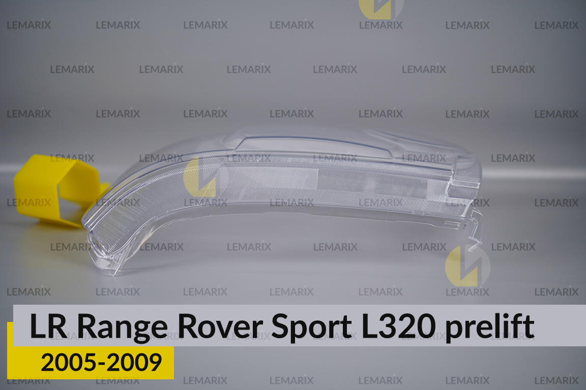 Скло фари Land Rover Range Rover Sport L320 (2005-2009) дорест ліве
