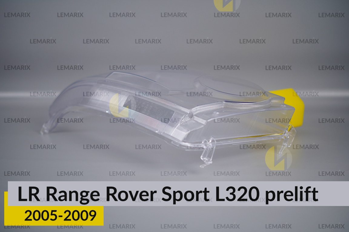 Скло фари Land Rover Range Rover Sport L320 (2005-2009) дорест ліве