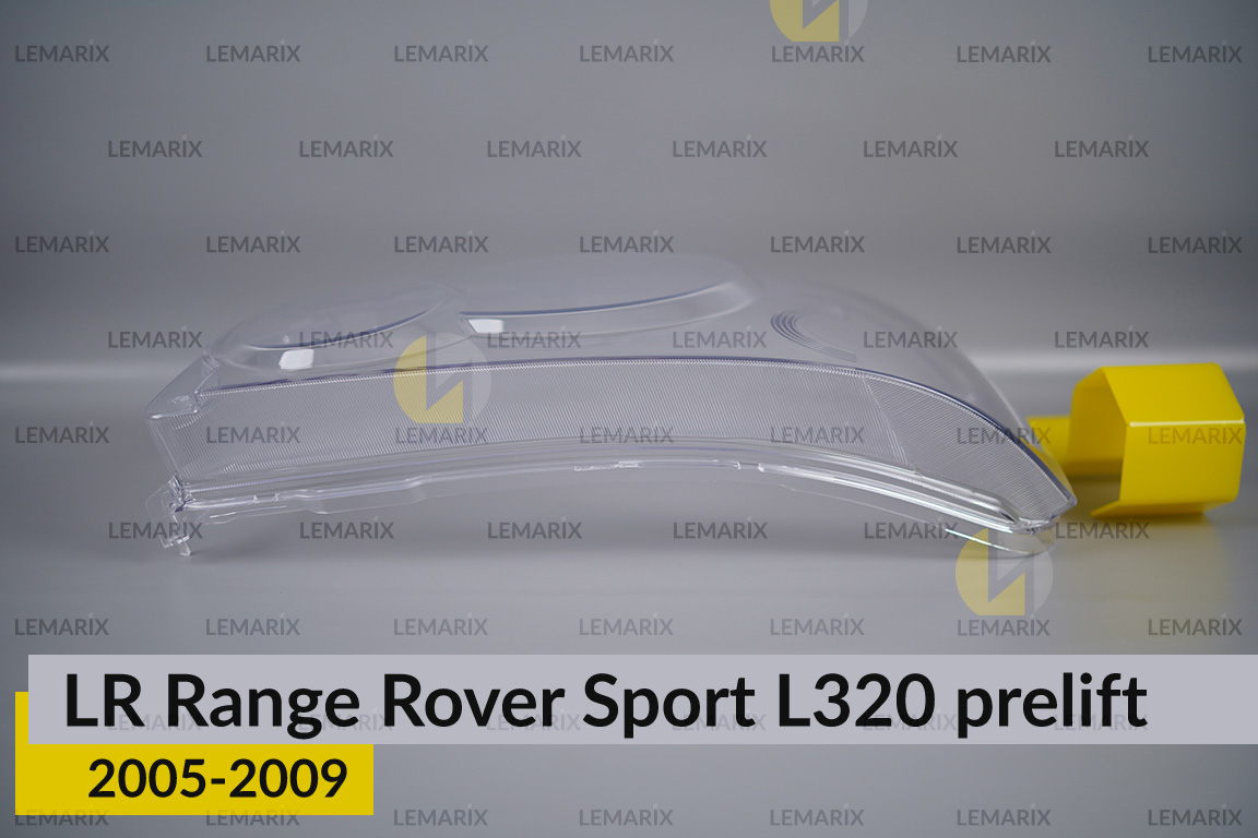 Скло фари Land Rover Range Rover Sport L320 (2005-2009) дорест ліве