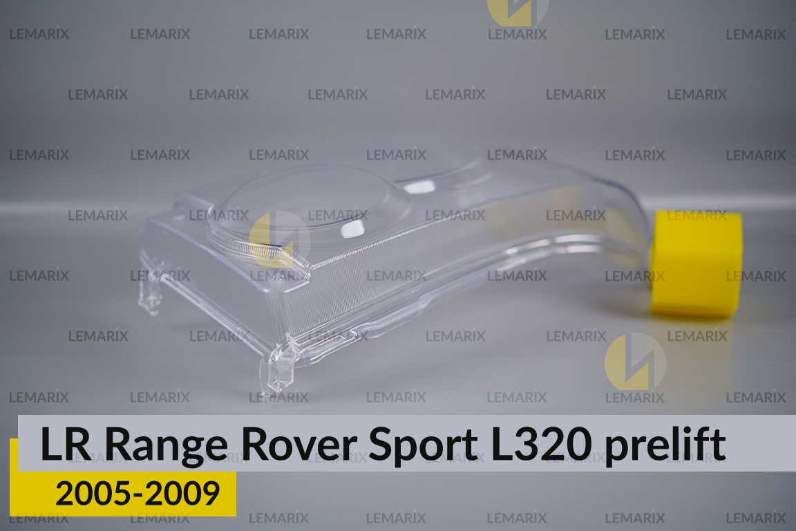Скло фари Land Rover Range Rover Sport L320 (2005-2009) дорест ліве