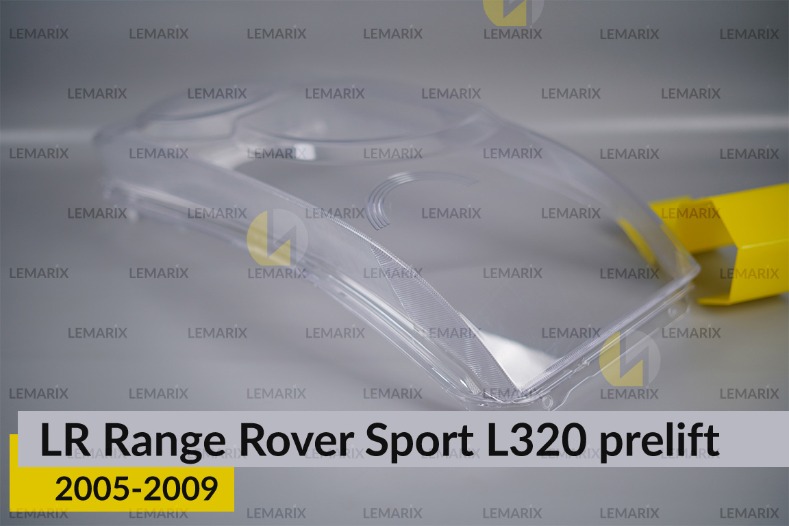 Скло фари Land Rover Range Rover Sport L320 (2005-2009) дорест ліве
