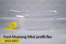 Стекло фары Ford Mustang Mk6 (2013-2017) выступ дорест правое