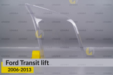 Стекло фары Ford Transit (2006-2013) рест правое