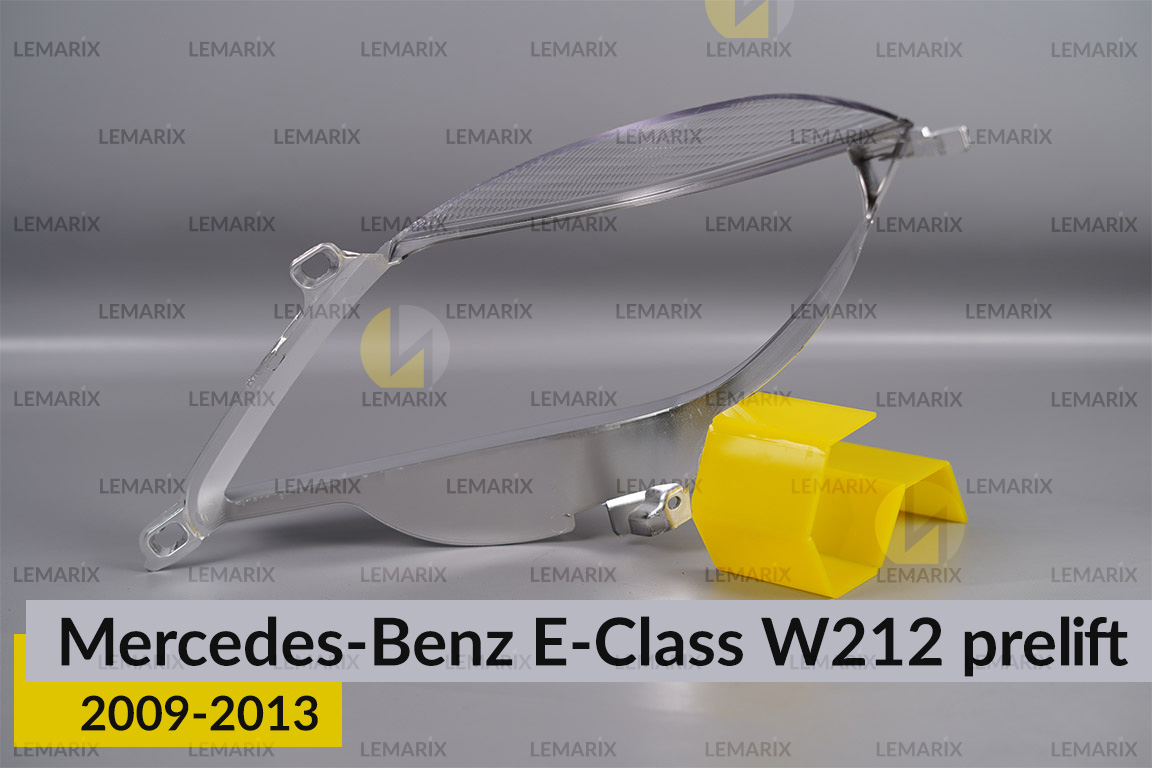 Хромована декоративна маска лінзи велика Mercedes-Benz E-Class W212 (2009-2013) дорест права