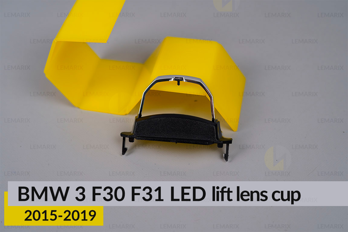 Хромований елемент чаші BMW 3 F30 F31 LED (2015-2019) рест правий