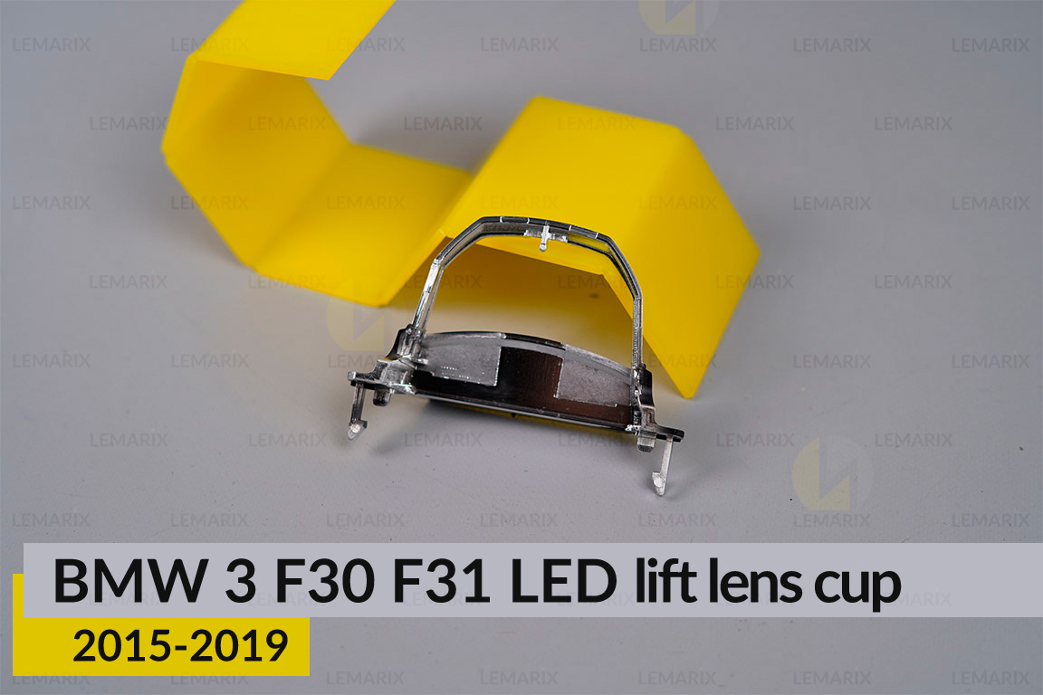 Хромований елемент чаші BMW 3 F30 F31 LED (2015-2019) рест правий